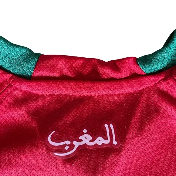 Kids Morocco Soccer Jersey Set Puma FRMF Football Kit Shirt & Shorts Size 4 - Picture 4 of 14